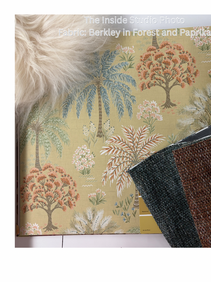 Solana – Tropical Palm Wallpaper – Ochre