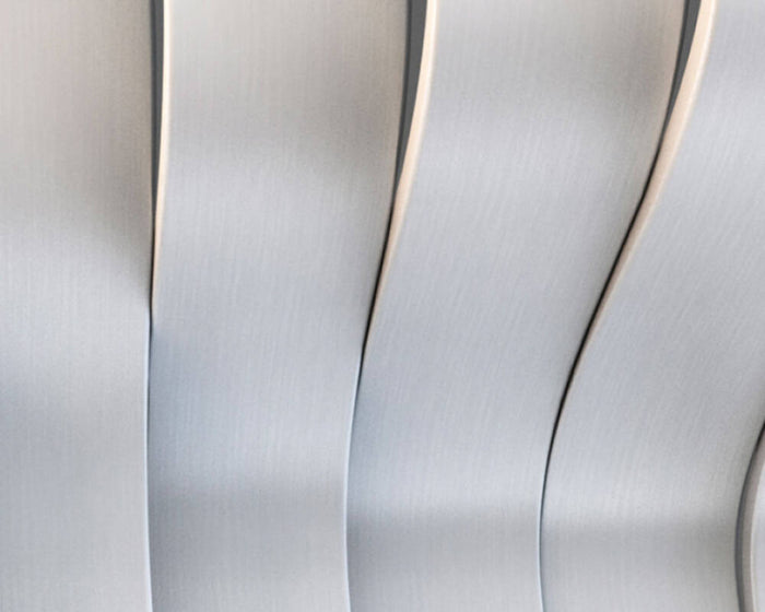 Solaris - Custom Sized Wallpaper Mural (per m2) - White