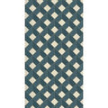 Spaces Square Wallpaper - Bleu Canard