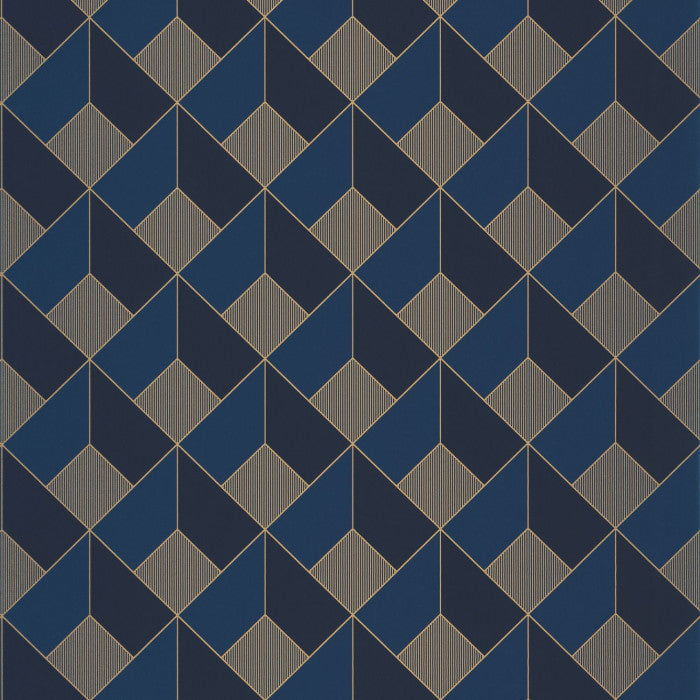 Spaces Square Wallpaper - Midnight Blue