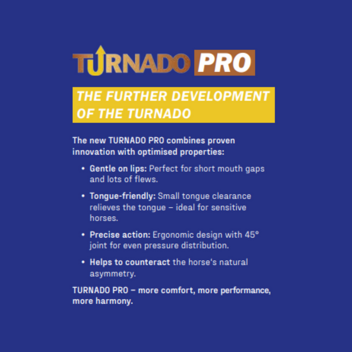 Sprenger TURNADO PRO Loose Ring Snaffle Bit