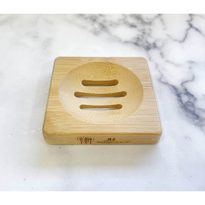 Square Bamboo Soap Tray
