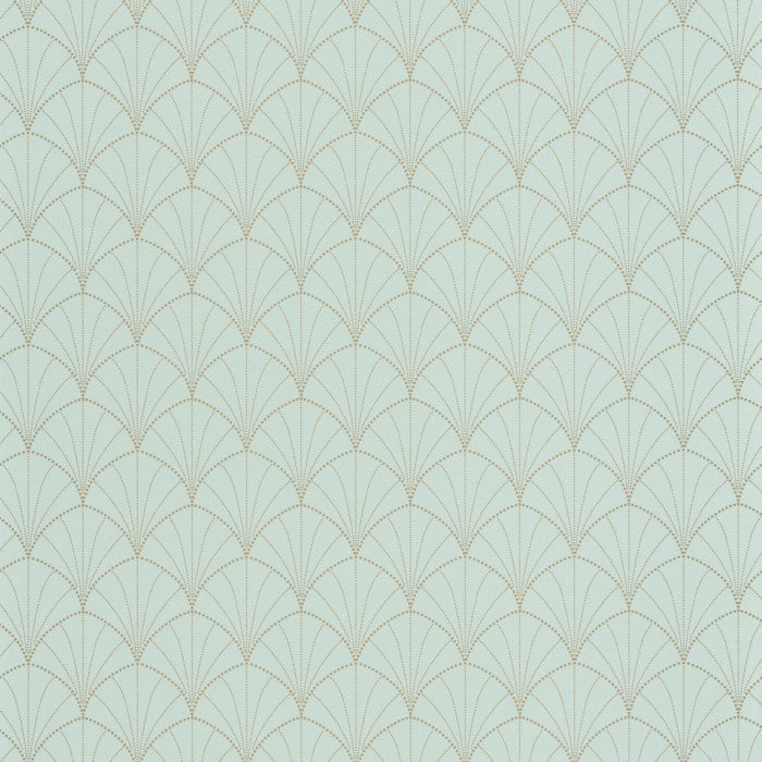Stardust Art Deco Wallpaper -  Green Gold - Discontinuing