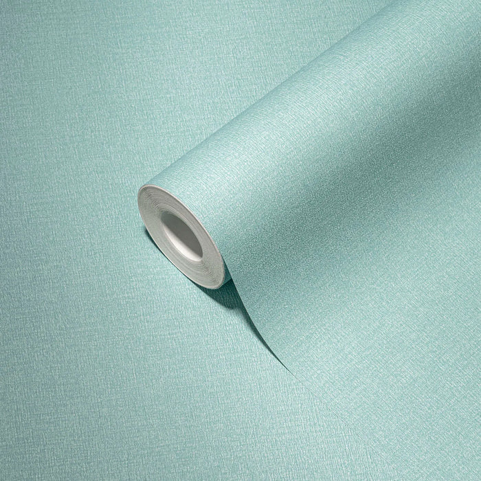 Stockholm Plain Heavy Weight Wallpaper  - Turquoise