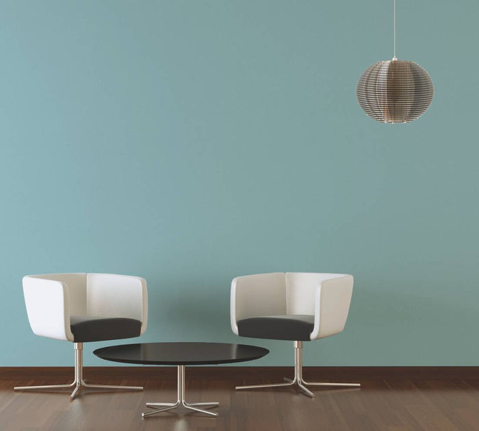 Stockholm Plain Heavy Weight Wallpaper  - Turquoise