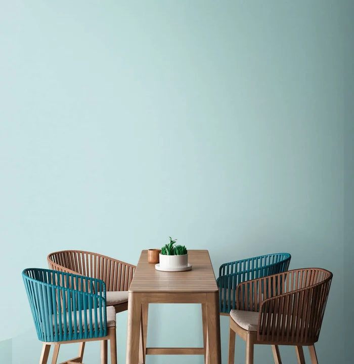 Stockholm Plain Heavy Weight Wallpaper  - Turquoise