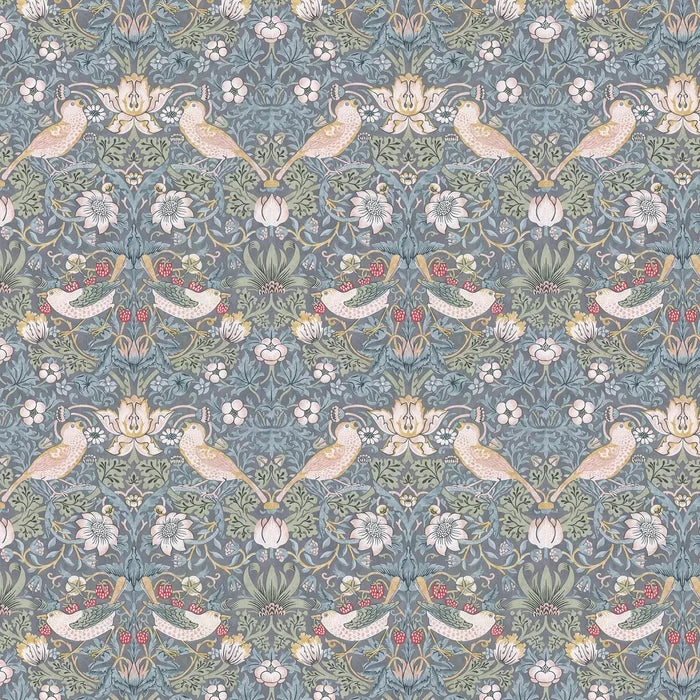 Strawberry Thief Wallpaper - Slate
