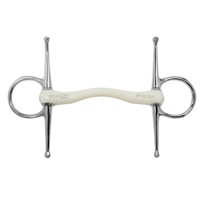 Stubben Fine Line Flex Full-Cheek Snaffle Bit
