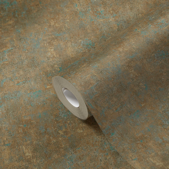 Subtle Colour patterns - Bronze/Petrol/Brown - Last 2 Rolls