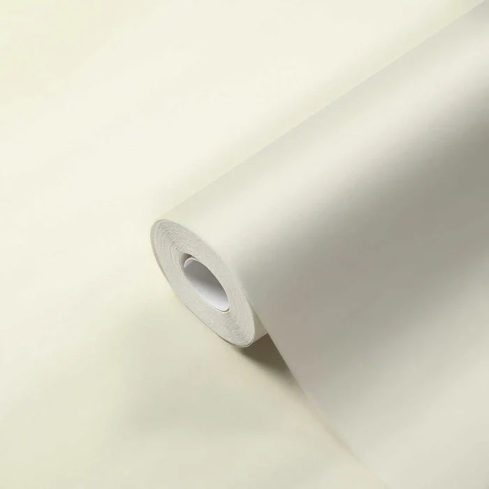 Subtle Linen Wallpaper - Cream