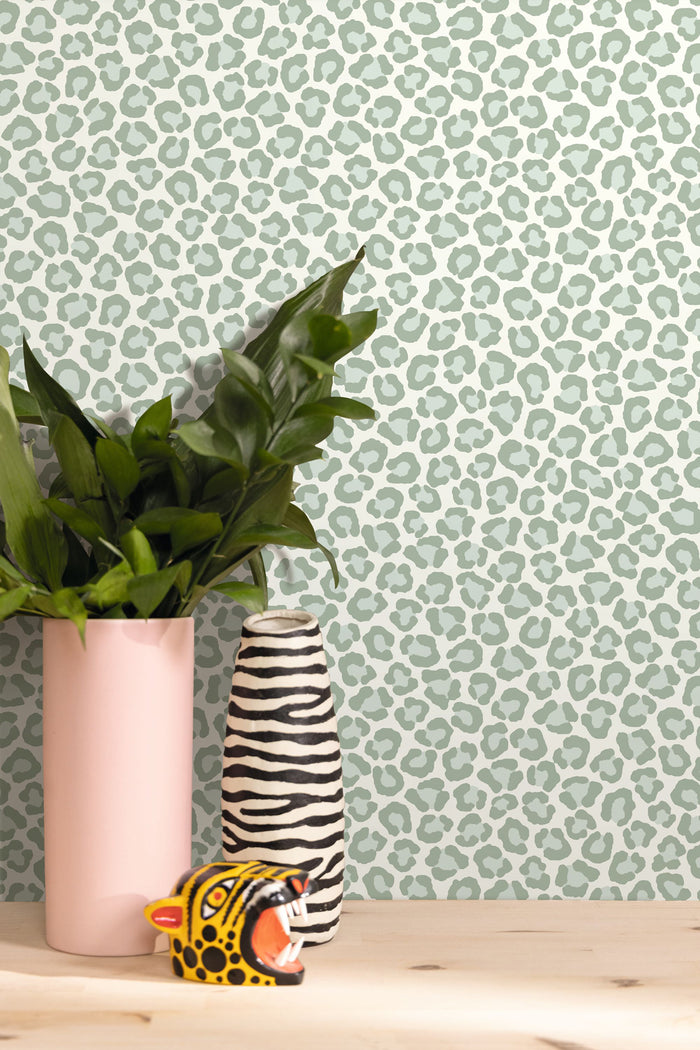 Sumatra Wallpaper - Sea Green
