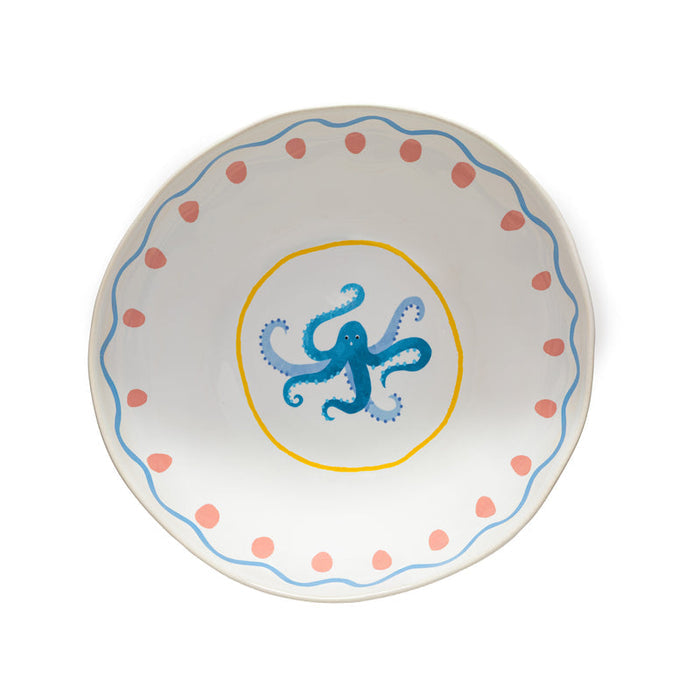 Summer Bliss Serving Bowl - Octopus