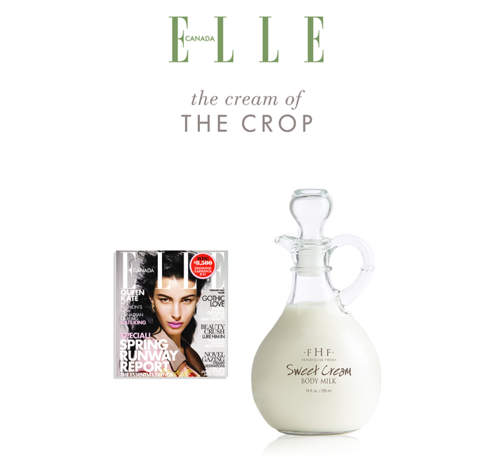 Sweet Cream Body Milk - Cruet Jar