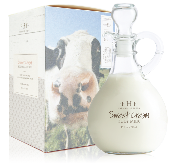 Sweet Cream Body Milk - Cruet Jar