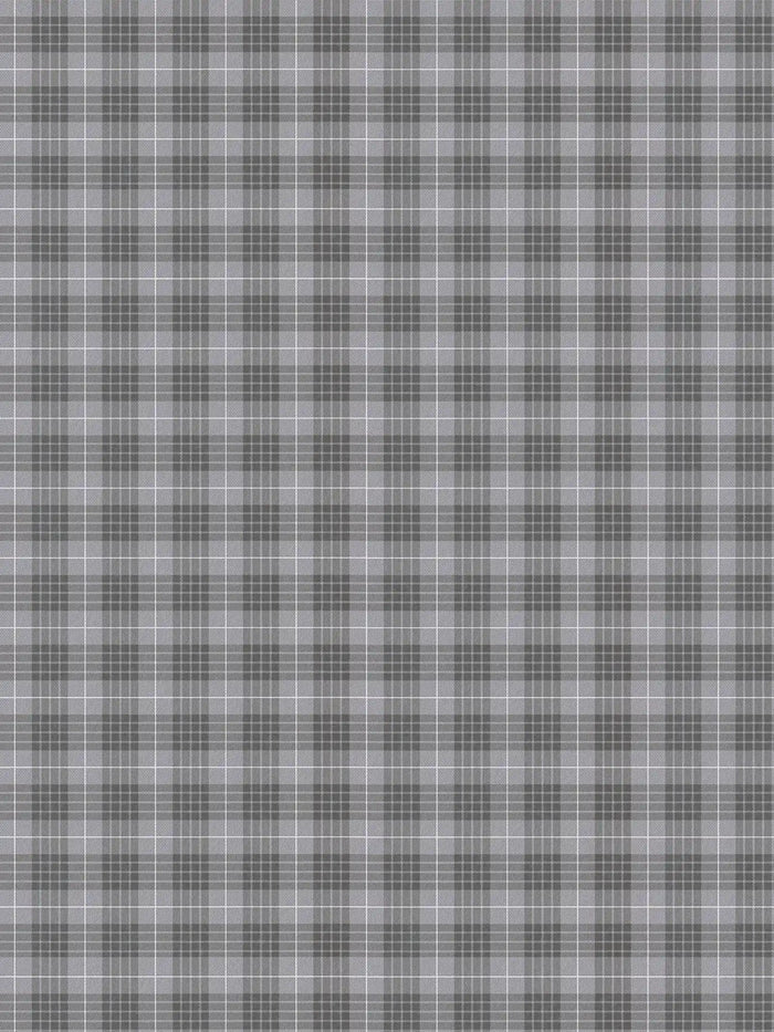 Tartan The Wallpaper - Mid Grey