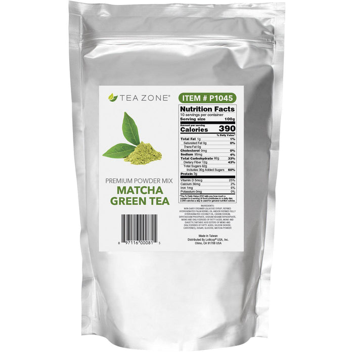 Tea Zone Matcha Green Tea Powder Mix (2.2 lbs)-Powders-Tea Zone-Restaurant Supply Drop