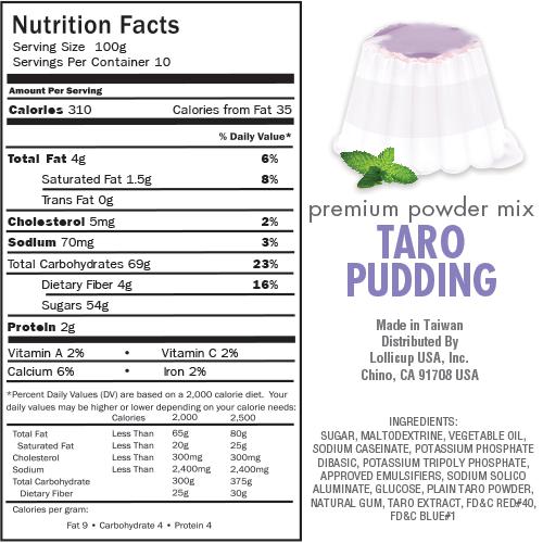 Tea Zone Taro Pudding Mix Powder (2.2 lbs)-Dessert Mixes-Tea Zone-Restaurant Supply Drop