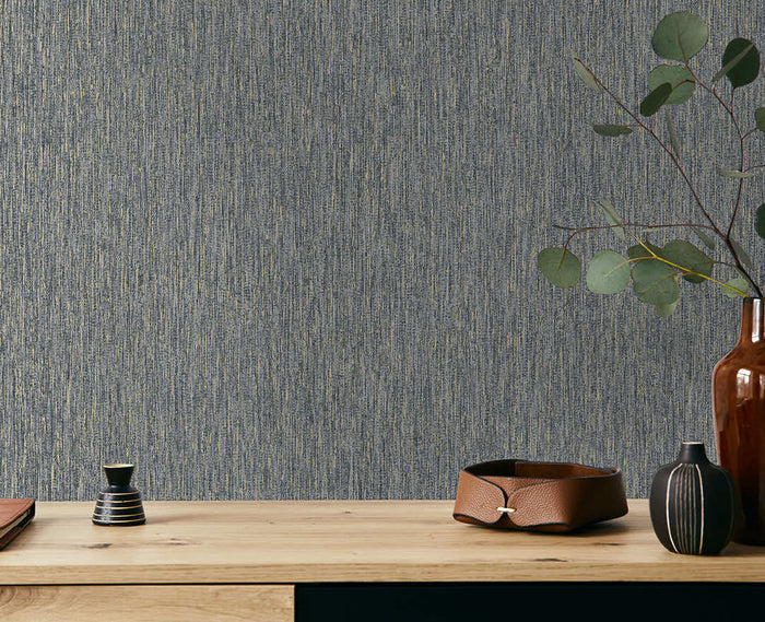 Textura Metallic Wallpaper - Blue