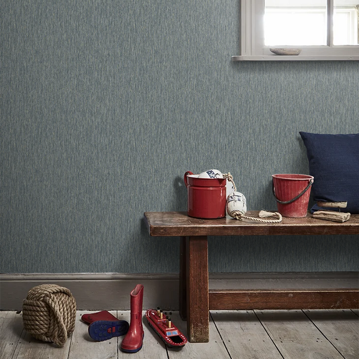 Textura Metallic Wallpaper - Blue
