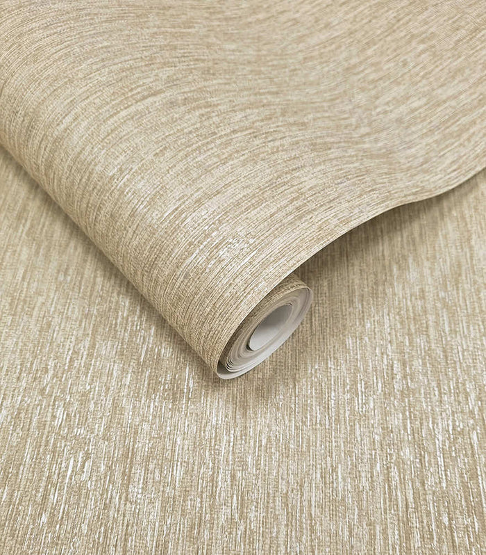 Textura Metallic Wallpaper - Cream