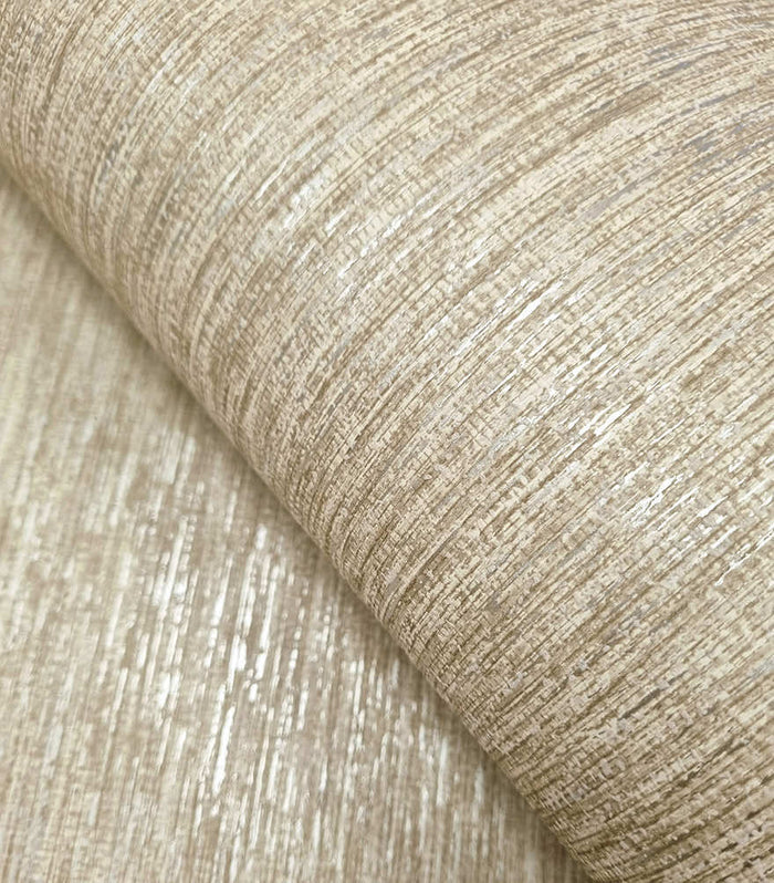 Textura Metallic Wallpaper - Cream