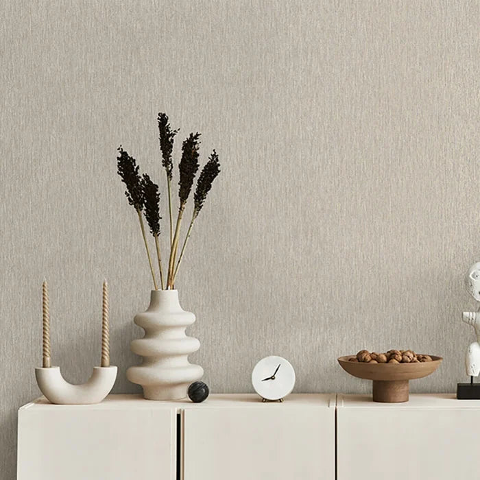 Textura Metallic Wallpaper - Grey