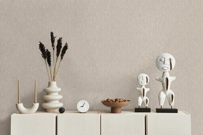 Textura Metallic Wallpaper - Grey