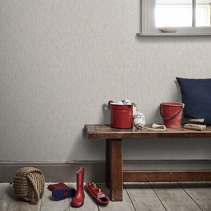 Textura Metallic Wallpaper - Grey