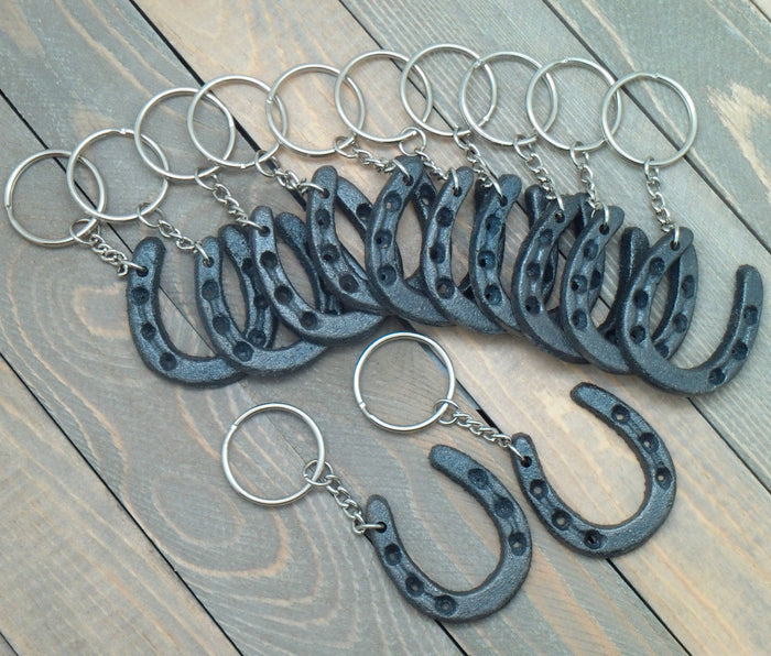 The Lucky Horse Company - Western Lucky Horseshoe Key Chain (Set of 12) Best Sellers!
