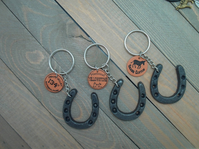 The Lucky Horse Company - Western Lucky Horseshoe Key Chain (Set of 12) Best Sellers!