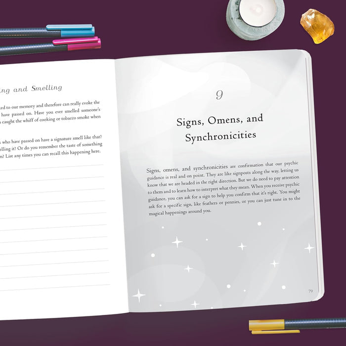 The Psychic Awakening Journal: Guided Prompts to Develop Your Intuition and Open Up Your Psychic Abilities
