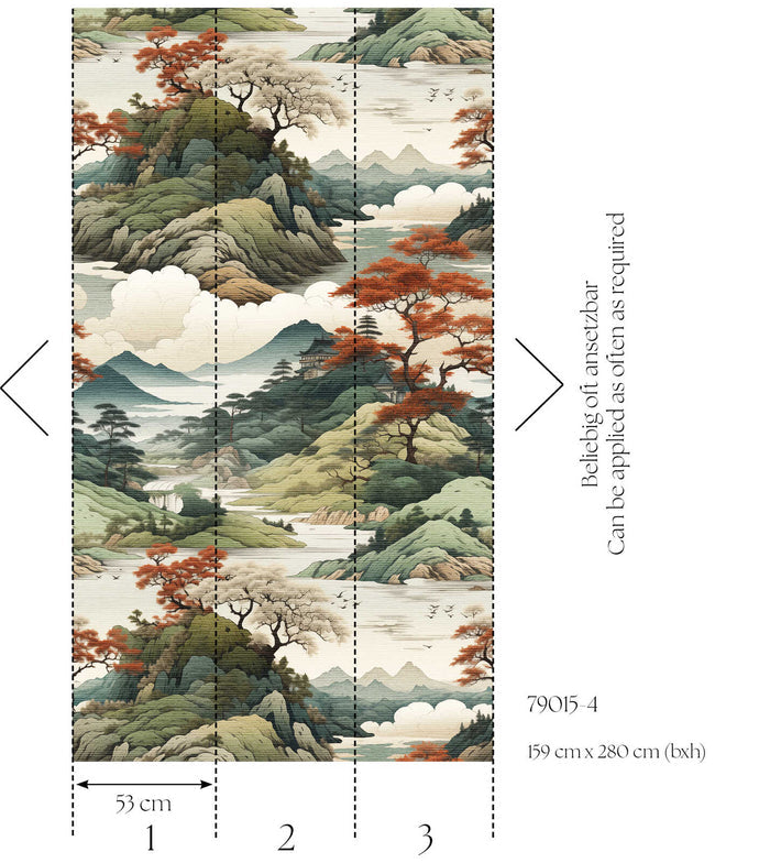 The Wall 4 - Hybrid Wallpaper Mural - Hot Spots - China
