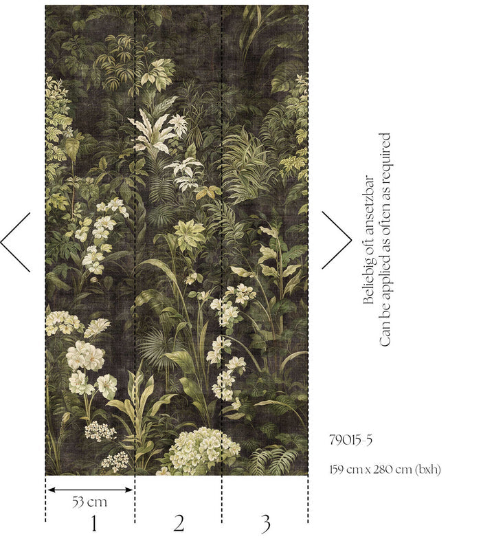 The Wall 4 - Hybrid Wallpaper Mural - Hot Spots - In The Bush