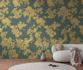 The Wall 4 - Hybrid Wallpaper Mural - Hot Spots - Soft Leaves