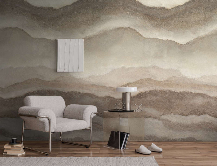 The Wall 4 - Wallpaper Panel - Abstract Mountains