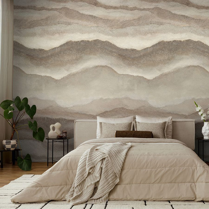 The Wall 4 - Wallpaper Panel - Abstract Mountains