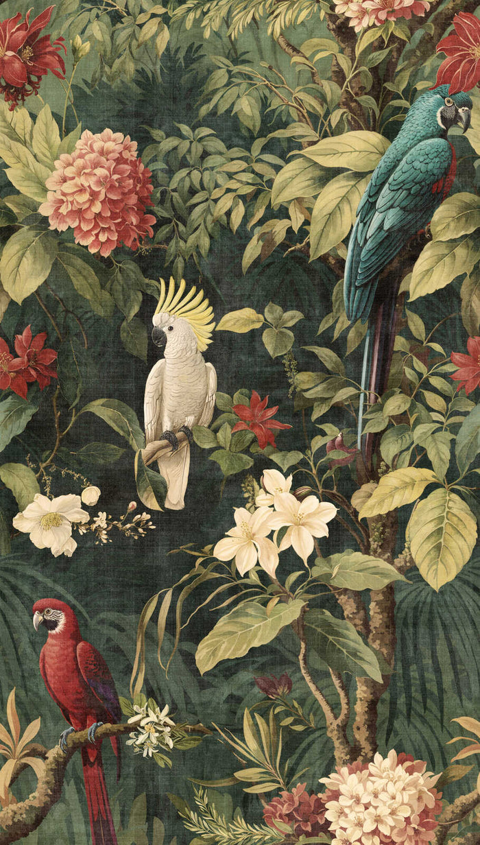 The Wall 4 - Wallpaper Panel - Cockatoo