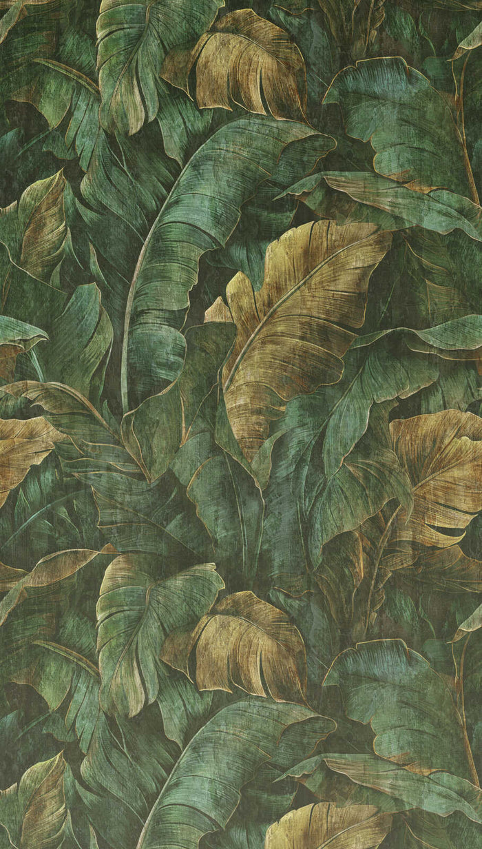 The Wall 4 - Wallpaper Panel - Dreamy Leaf