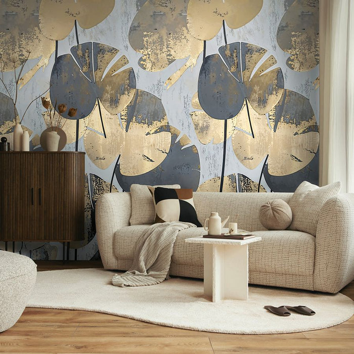 The Wall 4 - Wallpaper Panel - Glamour Leaf