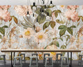 Timeless Rose Oasis - Custom Sized Wallpaper Mural (per m2)