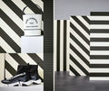 Timeless Stripes Heavy Weight Vinyl Wallpaper - Black and White - LAST ROLL