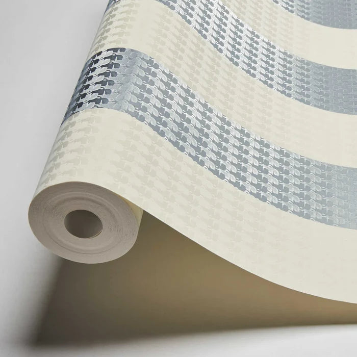 Timeless Stripes Heavy Weight Vinyl Wallpaper - Grey