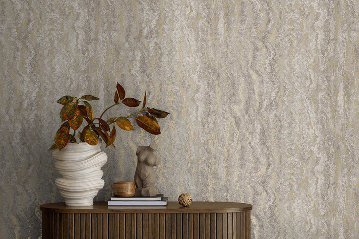 Tinos Marble Wallpaper - Grey