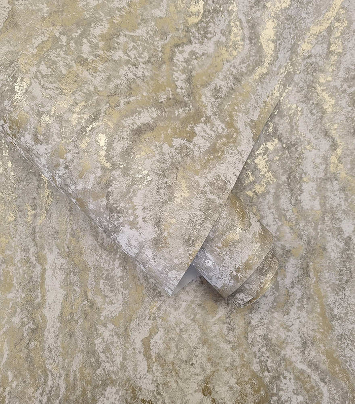Tinos Marble Wallpaper - Grey