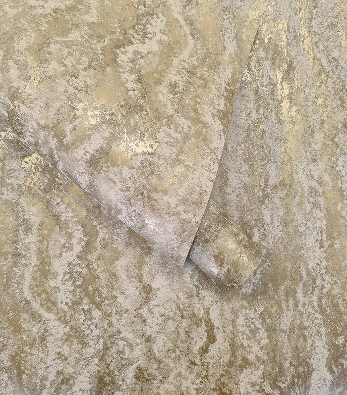 Tinos Marble Wallpaper - Taupe