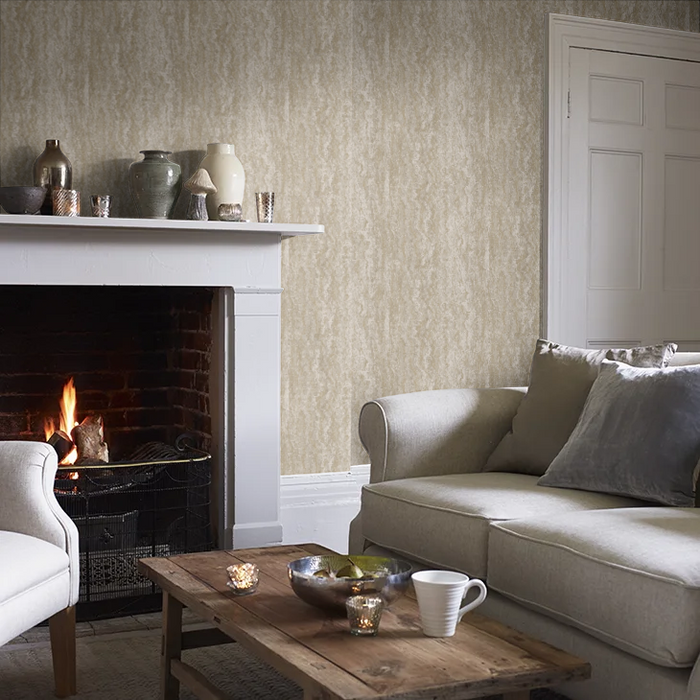 Tinos Marble Wallpaper - Taupe