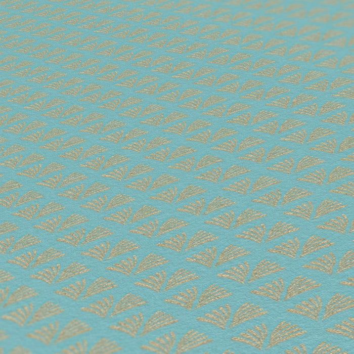 Tiny Wings - Art Deco Wallpaper  - Aqua