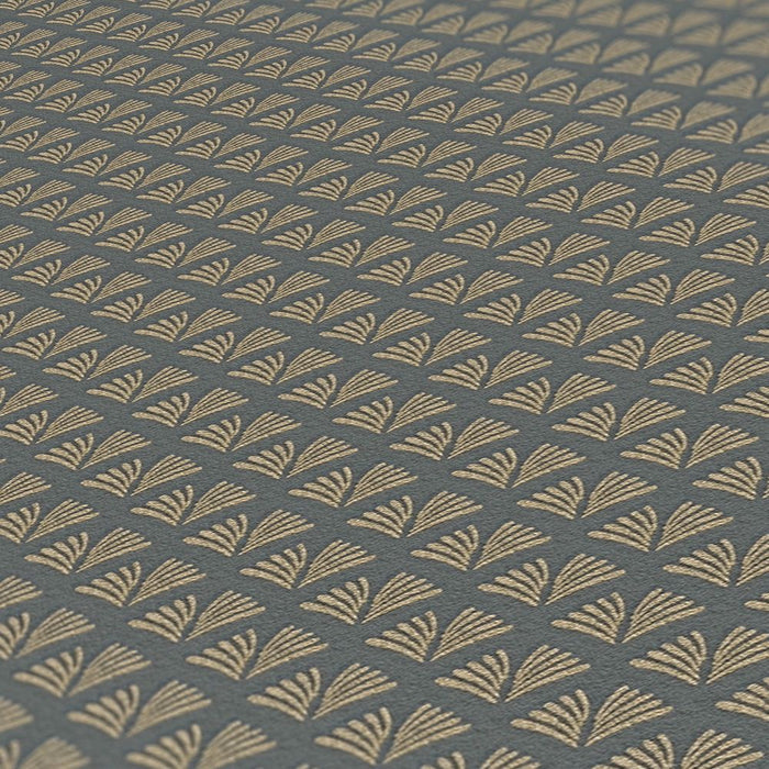 Tiny Wings - Art Deco Wallpaper  - Ebony