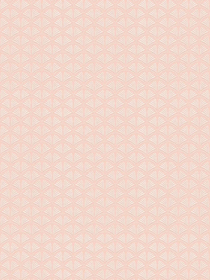 Tiny Wings - Art Deco Wallpaper  - Pale Pink