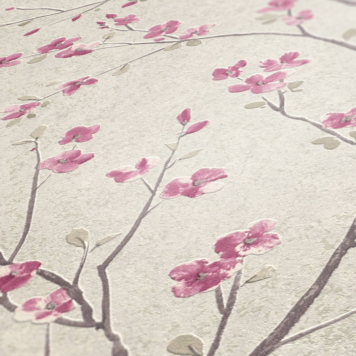 Tokyo Cherry Blossom Wallpaper - Blush